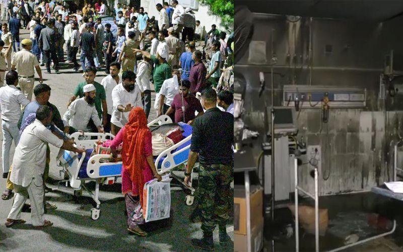 जयपुर के अस्पताल में लगी भीषण आग, 8 मरीजों की मौत