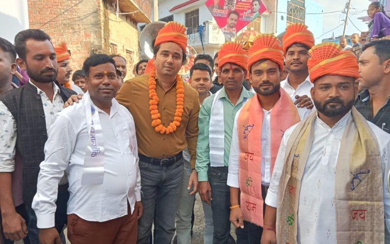 Valmiki Birth Anniversary: Saifni में वाल्मीकि जन्मोत्सव पर भव्य शोभायात्रा