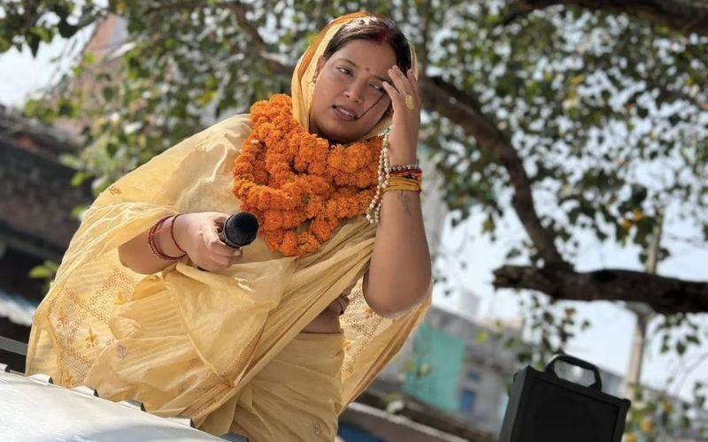 बिहार में चुनाव नतीजों से पहले ज्योति सिंह माता रानी के दर पहुंचीं, मांगा जीत का आशीर्वाद