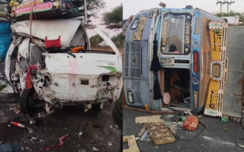 जोधपुर-जैसलमेर National Highway पर दर्दनाक हादसा, 5 की मौत