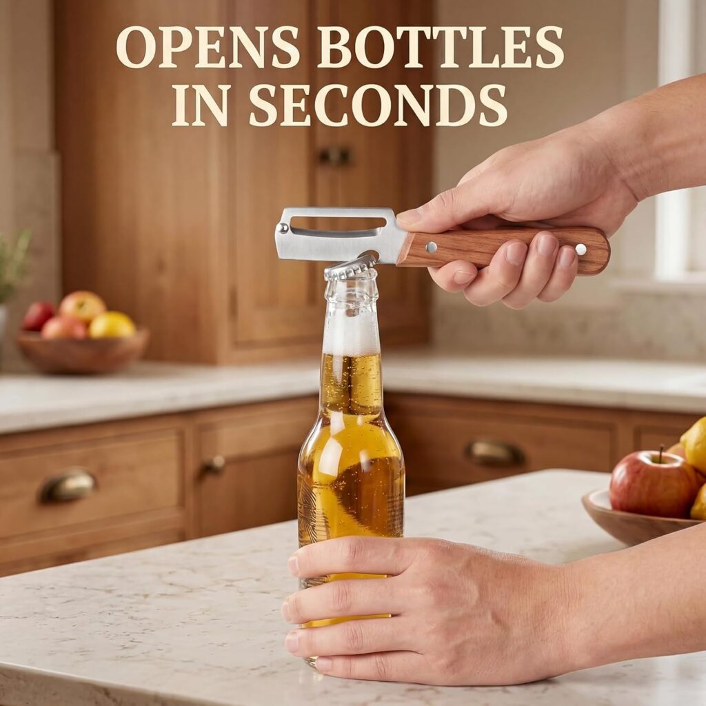Premium Kitchen Peeler with Bottle Opener