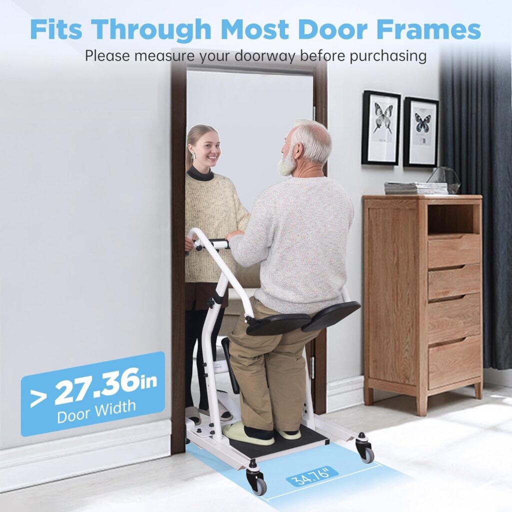 Upgraded Sit to Stand Patient Transfer Chair for Elderly & Disabled Upgraded Sit to Stand Patient Transfer Chair for Elderly & Disabled
