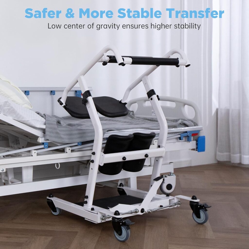 Upgraded Sit to Stand Patient Transfer Chair for Elderly & Disabled Upgraded Sit to Stand Patient Transfer Chair for Elderly & Disabled